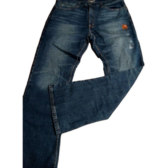 Men's True Craft Denim Jeans Boot Cut 36 X 32 New With Sticker Tag  Never Worn - Picture 1 of 16